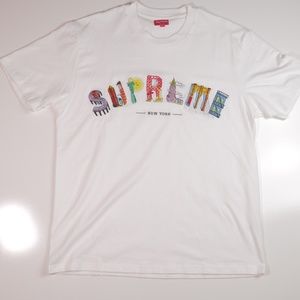 Supreme City Arc Tee SS19 White Large Short Sleeve